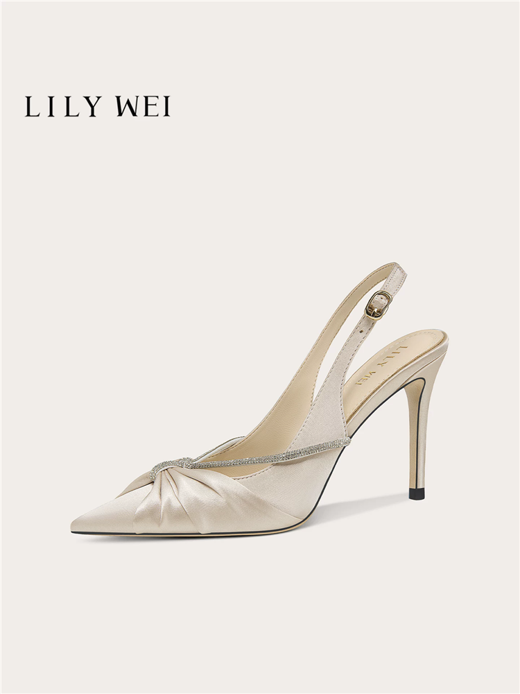 Water Shoes - Spring/Summer New Pointed Silk Bow Water