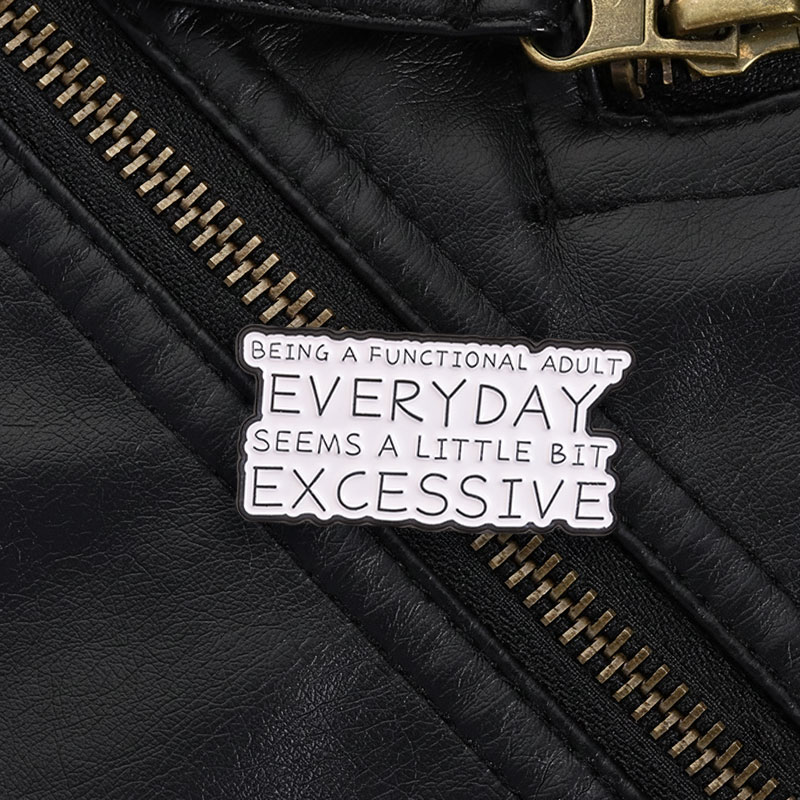 Life Jacket - Humorous Adult Meme Enamel Brooch Funny