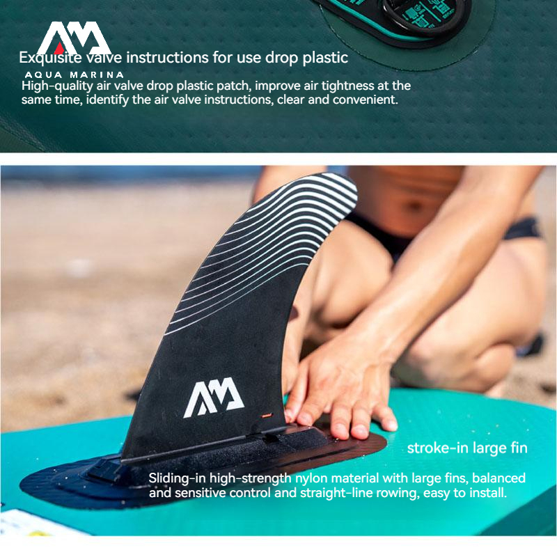AQUA MARINA Surfboard BREEZE I - đánh giá và giá Surfboard Leash