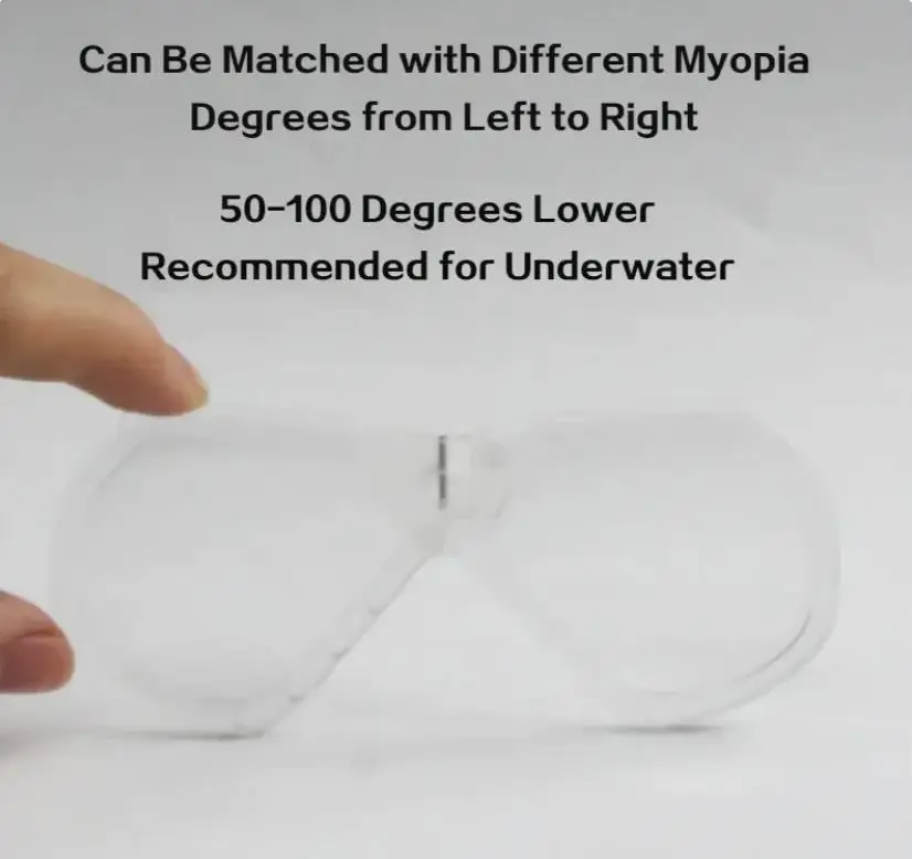 Myopia Lenses Snorkeling All-d - đánh giá và giá Diving Mask