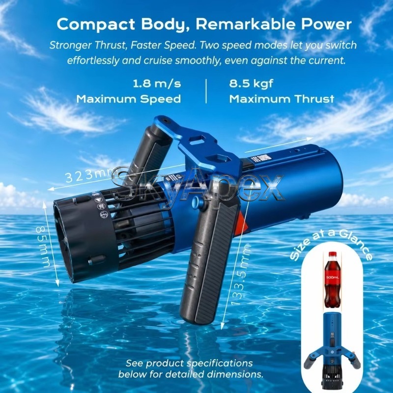 Handheld Underwater Thruster 6 - đánh giá và giá Snorkeling Gear