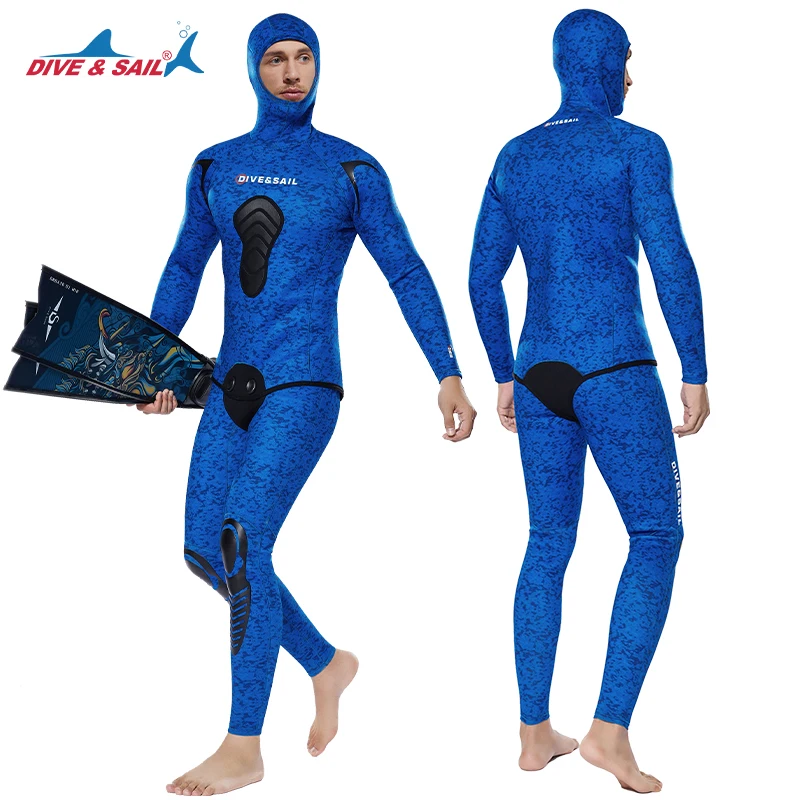 5mm Neoprene Two-Piece Open Ce - đánh giá và giá Wetsuit Men