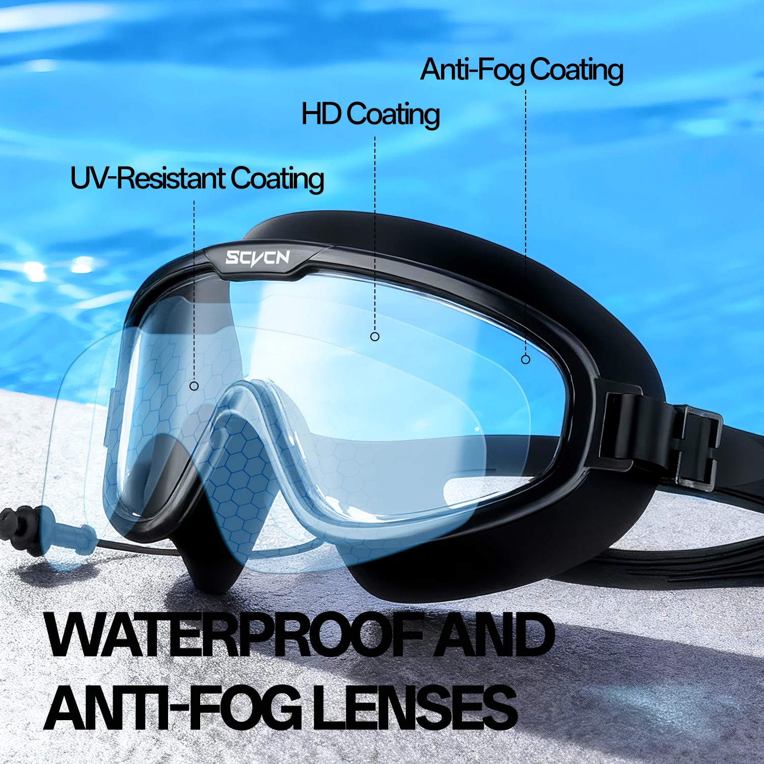 SCVCN Swimming Goggles Profess - đánh giá và giá Goggles Swim