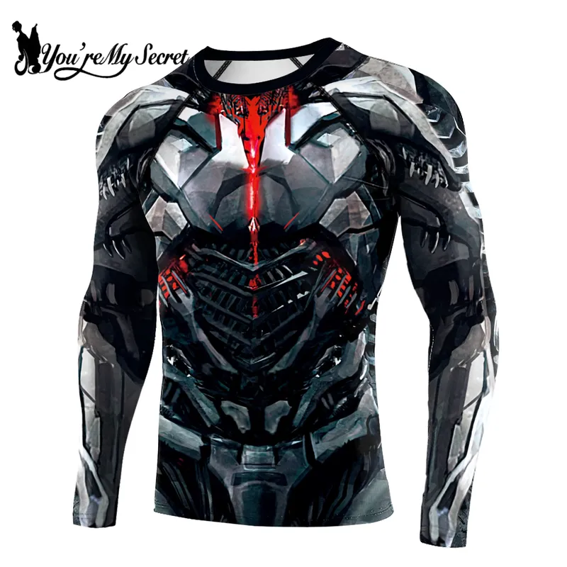 3D Printed Casual Long Sleeve  - đánh giá và giá Rash Guard
